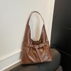 Casual Commuting Tote Bucket Bag, Travel Light Luxury Single-shoulder Underarm Bag