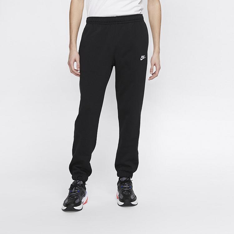 Nike Sportswear Club Fleece Printing Sports Trousers Black Men's BV2738-010