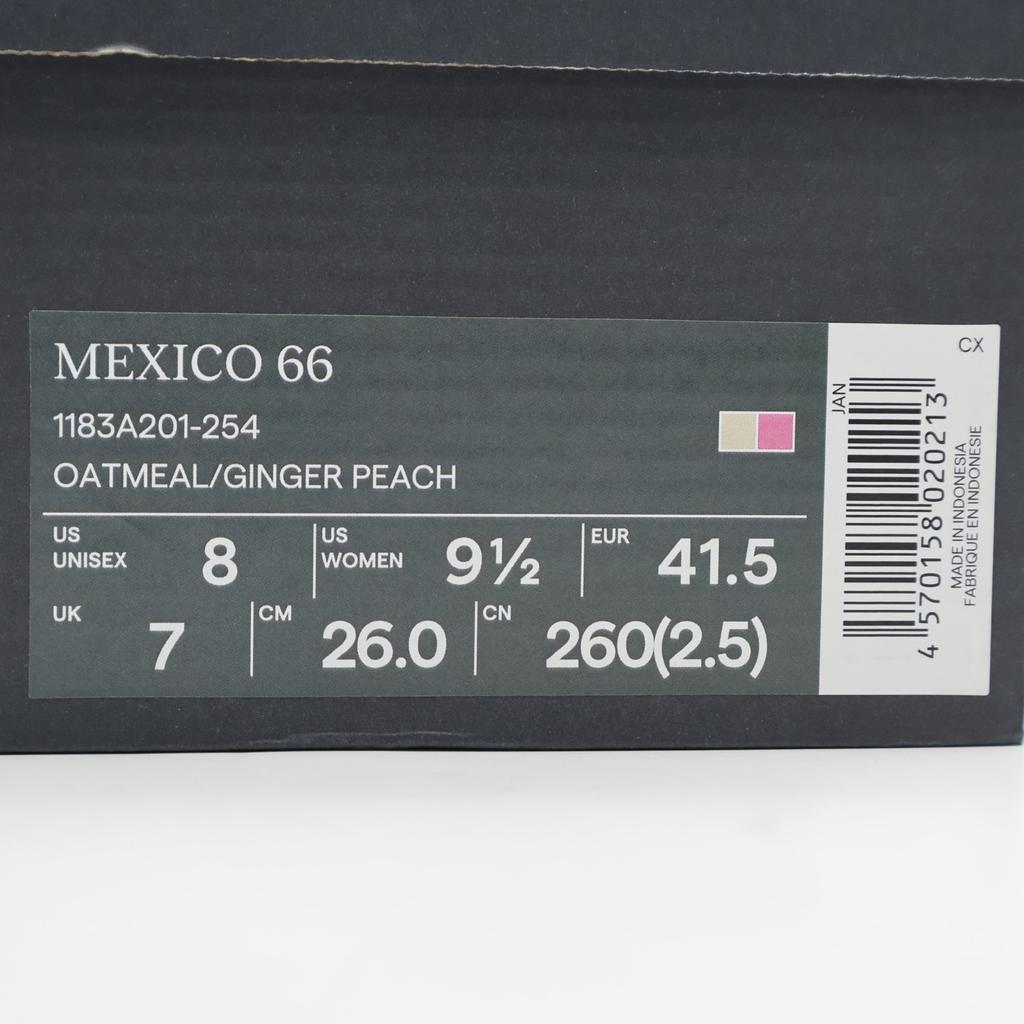 1183A201-254 Onitsuka Tiger Mexico 66 Oatmeal Ginger Peach (Men's)