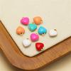 20 Piece 304 Stainless Steel Valentine's Day Charms Heart Double-sided Enamel Pendants For Necklace Earrings DIY Making Findings
