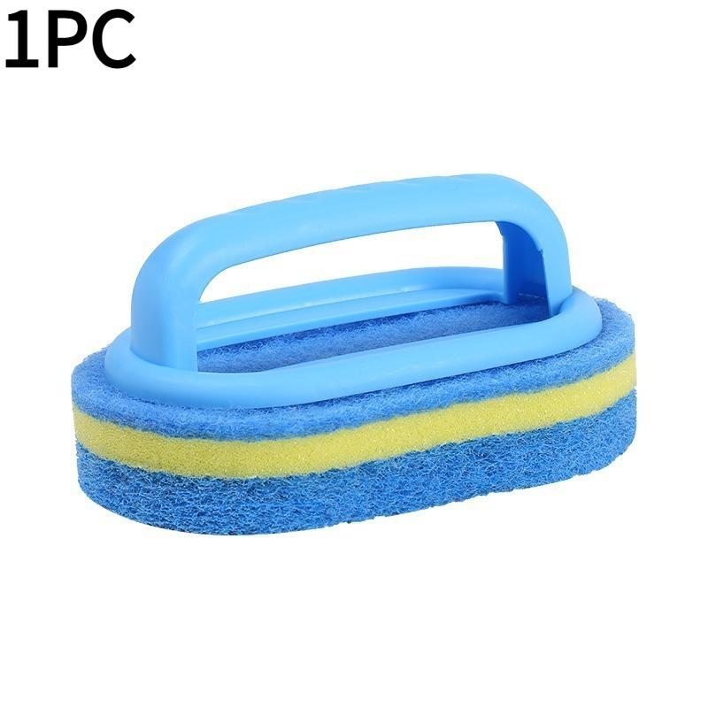 1PC with handle sponge wipe kitchen cleaning enlarged thickened cleaning tile bathroom brush pot brush pool brush