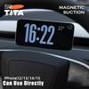 Tita 15W Wireless Charger For Tesla Model Y Juniper Phone Holder Magnetic Attraction Navigation Car Phone Mount Accessories