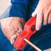 Copper Pipe Cleaner Cleaning Tool for Brazing Plumbing 1/2in & 3/4in Brush Copper Pipe Brush Inner Outer Thread Cleaner