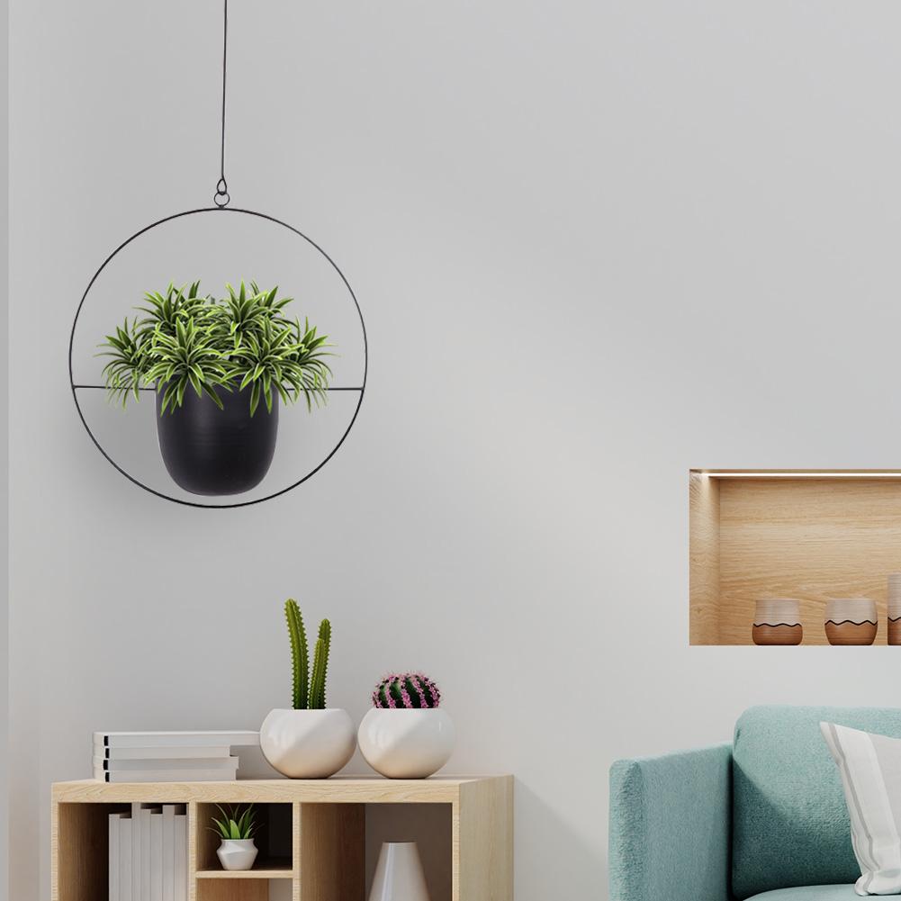 Sappige Hangmand Metalen Bloempot Zwiepende Wandmontage Bloempot Slaapkamer Woonkamer Scandinavische Stijl Decoratie