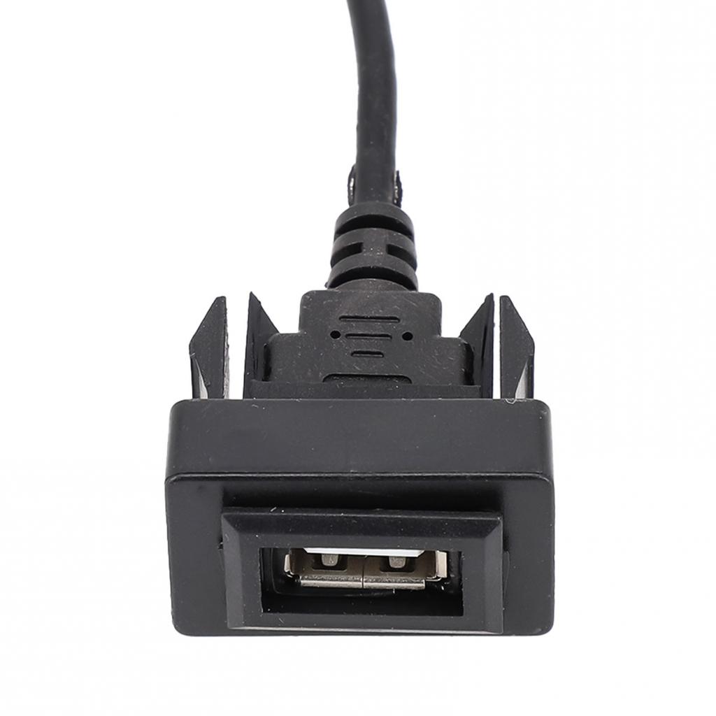 USB Extension Cable for Toyota For Vios For Dash Mount Car USB Socket 1.34 inch
