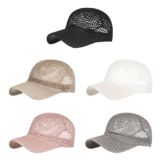 Summer Mesh Baseball Cap for Men Women Curved Brim