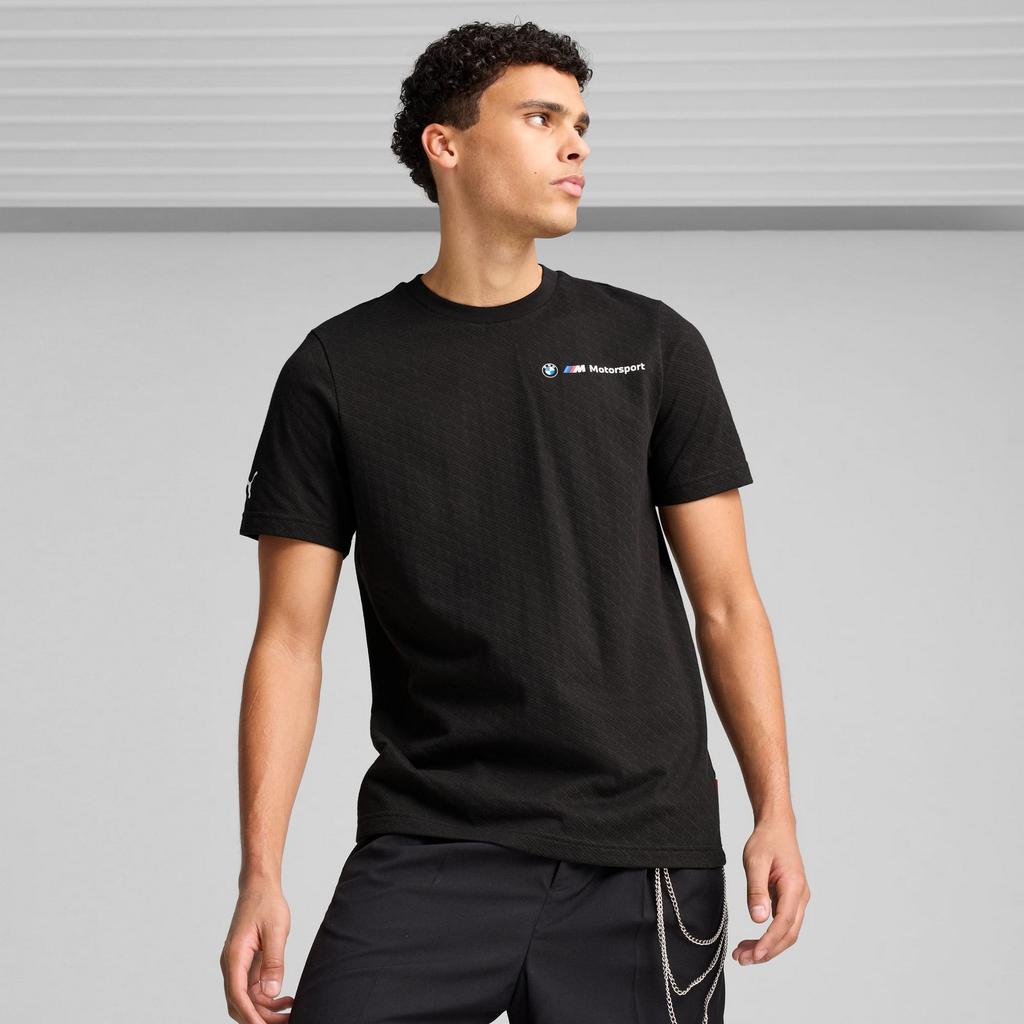 Puma BMW MMS JACQUARD men's T-shirt black 63151401 r M