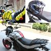 1pc Durable Motorcycle Cargo Net with Elastic Rubber Straps Transparent Plastic Helmet Protector Ideal for Storing Bags and Gear on Bicycles