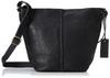 Peaks Peak YTA-1000BK Women's Cowhide Leather Shoulder Bag, Black