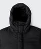 Musinsa Standard Non-Quilted Hooded Padded Jacket [Black]