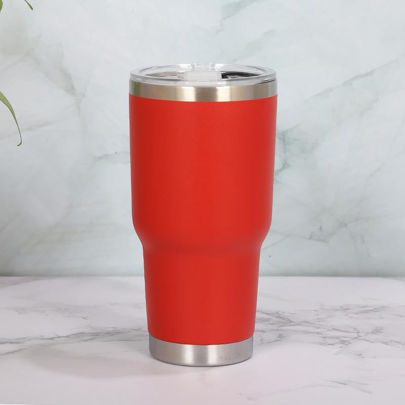 30oz Stainless Steel Double-Layer Thermos Mug for Hot/Cold Beverages