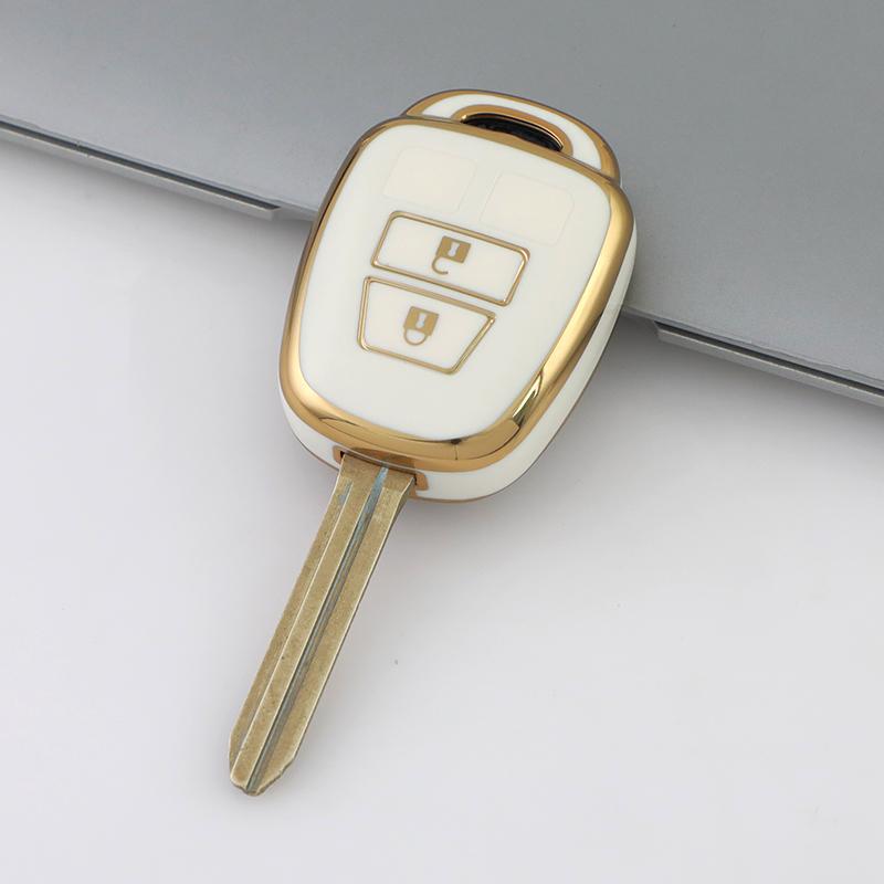 2/3/4 Buttons Tpu Car Key Cover Case For Toyota Camry Rav4 Corolla Tacoma Vios Prius C Highlander Anti-Scratch Protective Case