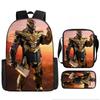 Printed Avengers The Backpack Set Oxford Fabric Pencil Case Essentials School