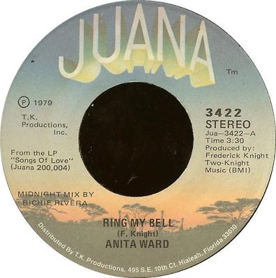 7inch Record ANITA WARD - Ring My Bell 3422 Juana 1979 US Soul/Funk Used