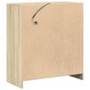 LED Sideboard in Sonoma Oak Finish 77 x 34 x 85 cm Particleboard