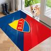 Soft Floor Carpet Djurgårdens IF Pattern Area Rug Decorative Mat For Home Room Decoration