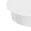 6pcs Desk Grommet White 3 Inch ABS Plastic Round Desk Cord Hole Cover for Home Office Table