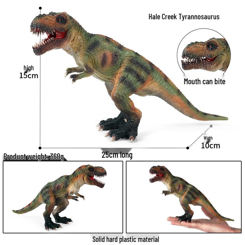 Jurassic Simulation Dinosaur Toys: Spinosaurus, Tyrannosaurus Rex, Mosasaurus