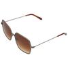 Garrett Leight Meadow Sun Brunette Square Ladies Sunglasses 4067 Atg Vinbrt Brntg 56