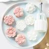 Zhaoran Hand Press Mooncake & Mung Bean Cake Mold Set