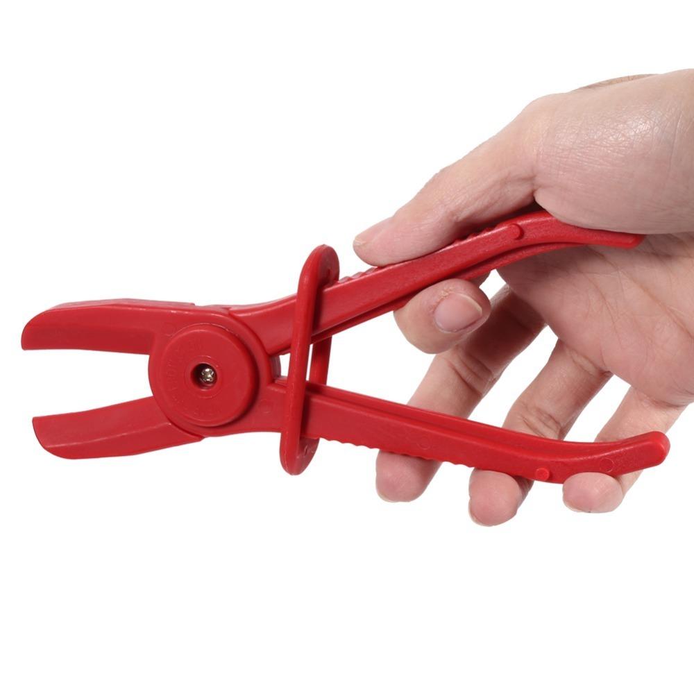 

3PCS Red Blue Yellow Line Clamp Pliers Heat-Resistant Fuel Line Clamp Tool Automotive Hoses червоний