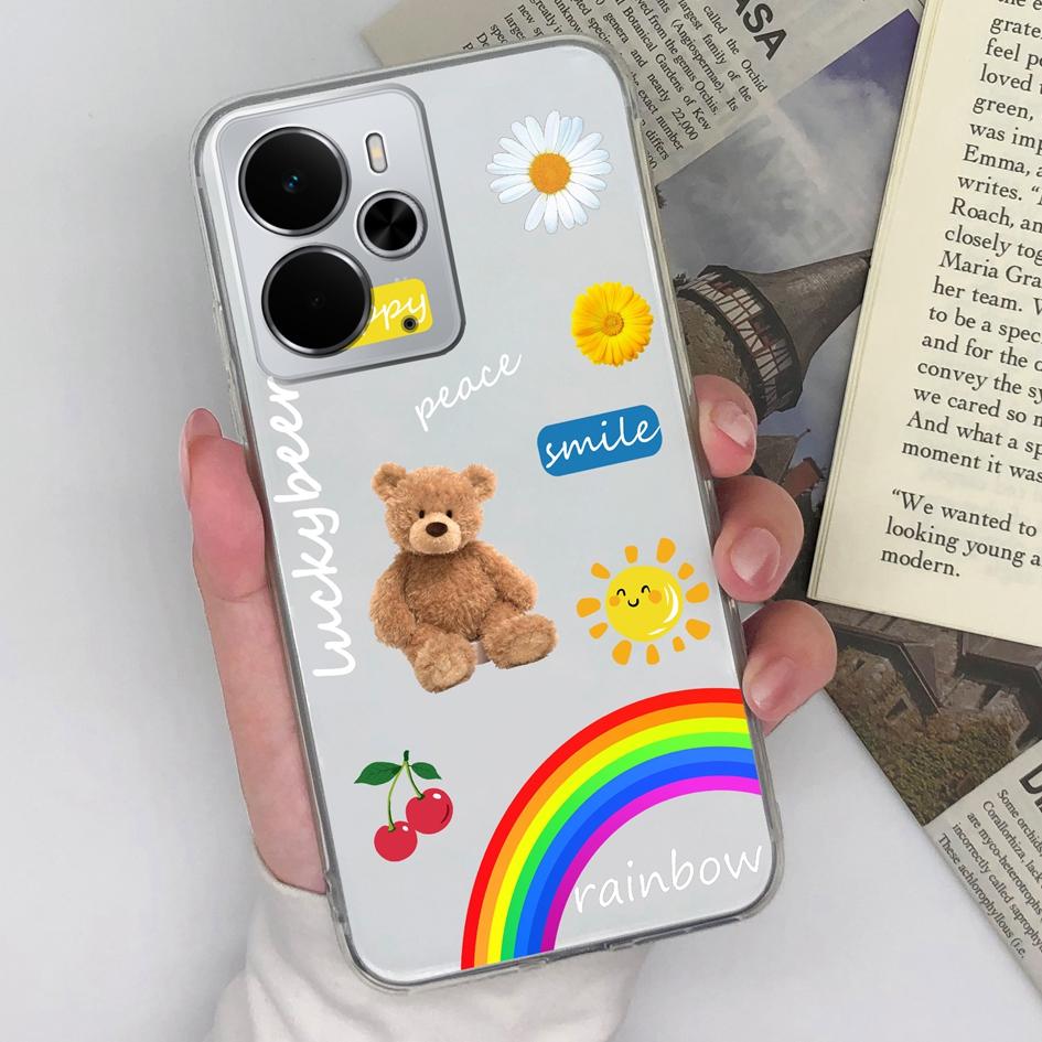 Clear Cases For Oppo K9 K7 R11 R15 Realme 14 Find X2 X3 X5 K3  Fashion Rainbow Pattern Soft Slim Silicone Dustproof Protective Housing For Oppo Covers