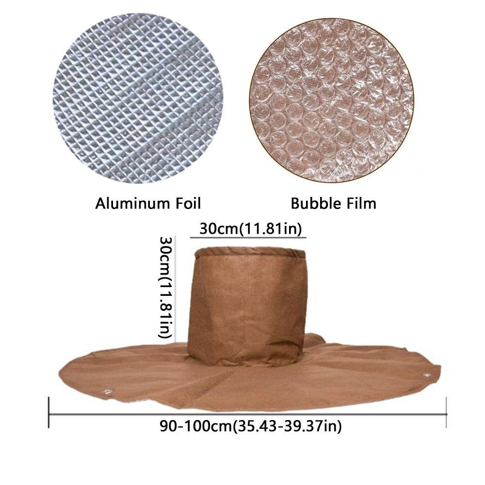 Adjustable Straps Palm Tree Root Protector Double Insulation Thermal Plant Cover Winter Protection