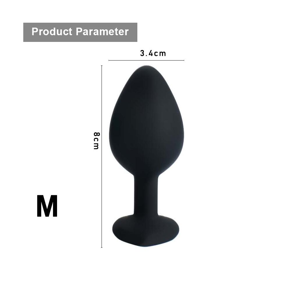 S/M/L Sexy Toys Anal Plug Butt Vibrator Women/Men Soft Silicone Erotic Anal Plug Training Adults Sex Toys for Couple Women Gay