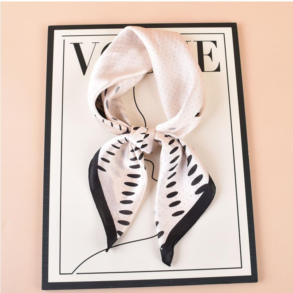 High Quality Silk Square Scarf Women Satin Bandana Print Scarves Head Band Fashion Lady Hair Shawl Wrap Female Neckerchief Hijab