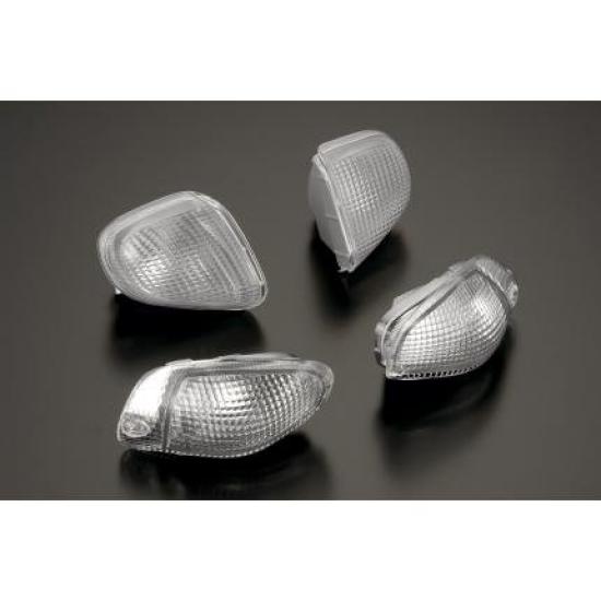 POSH FAITH Motorcycle Turn Rear Right for ZZR1100D Signal, Clear, (039178-RR)
