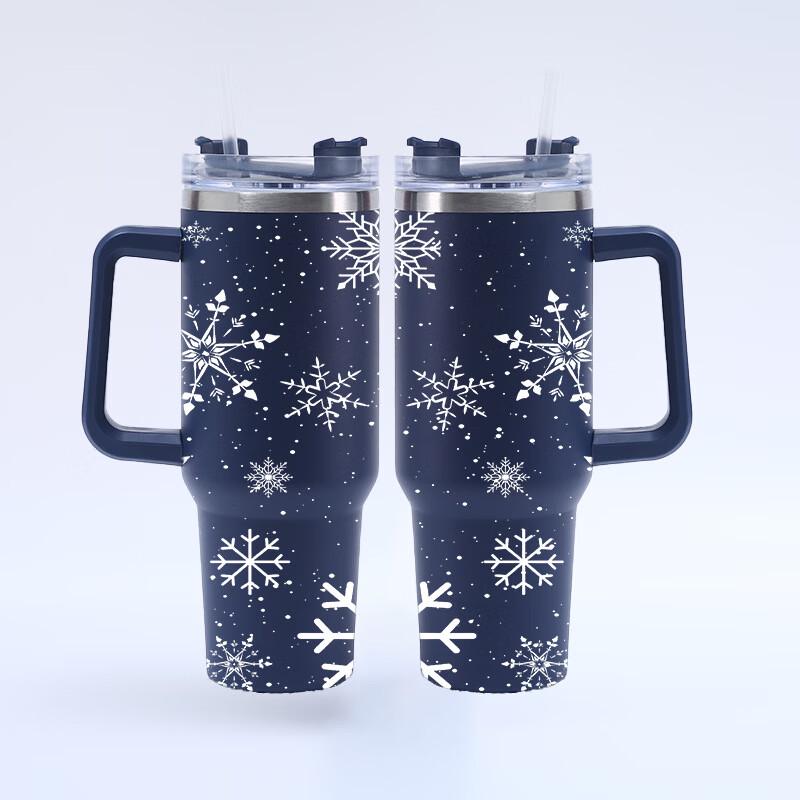 Shangqi Christmas Edition Insulated Car Cup with Handle