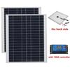 300W Solar Panel 18V Aluminum Monocrystalline Dual USB Power Portable Outdoor Solar Cell Solar Generator for Phone Laptop Camper