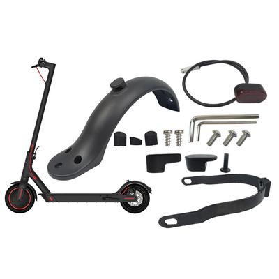 Rear Mudguard Compatible for Xiaomi M365 1S Essential Pro and Pro2 Scooters Complete Kit with Bracket and Protective