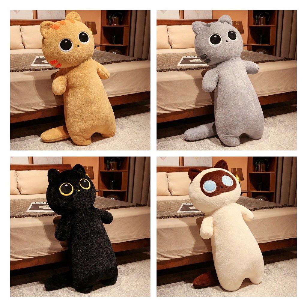 Purr-fect Soft Cat Plush Pillow Toy Decoration Gift For Kids Bedroom Sofa