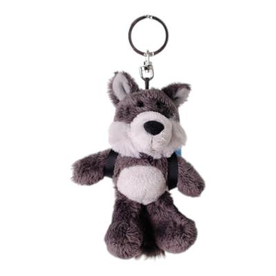 Niki Outdoor Products Wolf Schlüsselanhänger, 10cm, Rucksack, Blau, Kinder, B7 x T6 x H10cm