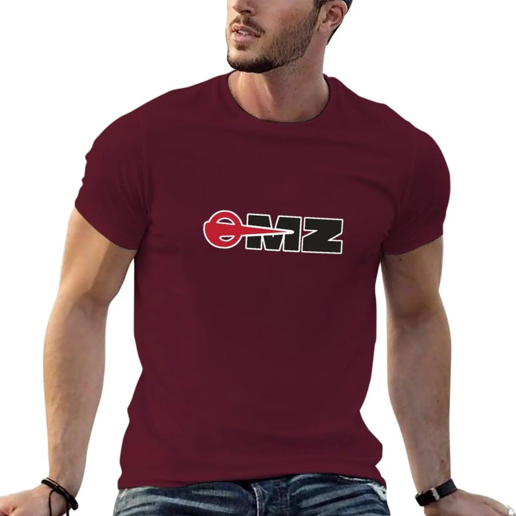 Nowa Klasyczna Koszulka z Logo MZ Koszulka plus size topy koszulka męska oversize koszulki ciężkie koszulki odzież męska