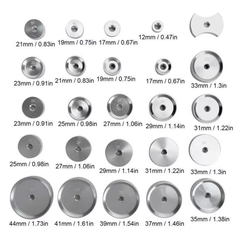 A25F-E25 New Metal Glass Machine Repair Tool Set Watch Back Cover Bottom Cover Glass Machine Pressing