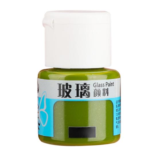 20ml Safe Healthy Glass Paint Vibrant Color Siliceous Glass-Color Paint Wine Bottle Ceramic Glass Pigment
