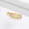 S925 Silver Women's Oval Round Pendant Setting for Inlay - Light Luxury Necklace Accessory