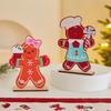 New Wooden Christmas Desktop Ornament: Snowman, Santa, Gingerbread Man Decorations
