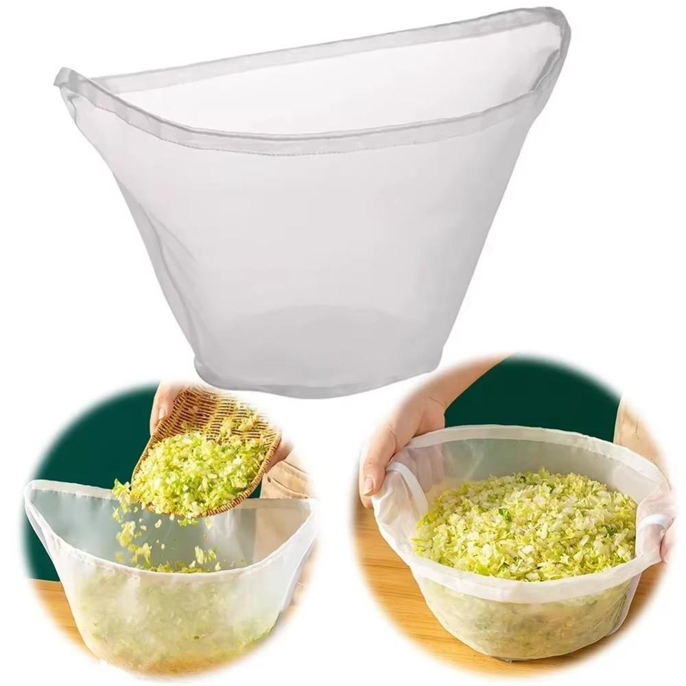 Gifts Bowl Shape Cheese Cloth Bag Reusable Fine Mesh Soy Milk Bags with Closed Edges Food Dehydrat Strainer Kitchen Gadget