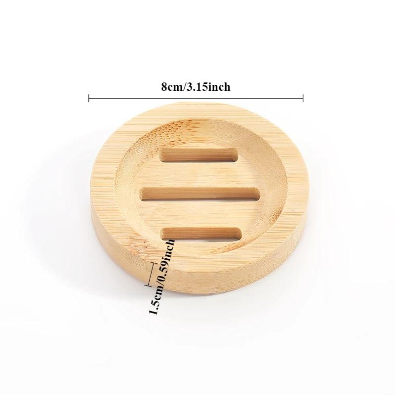 

Мыльница Бамбуковая Коробка и Подставка для Мыла Дерево Натуральный Креативное Украшение Аксессуар для Ванной Красивый и Экологичный 1 шт.