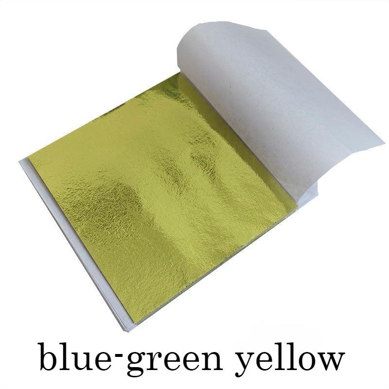 High Quality Gold/silver Foil Paper 9 * 9CM, Color, Buddha Statue Hotel Decoration Supplies, Furniture DIY Crafts Gold Foil Paper, Nail Art Supplies