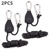 2/4pcs Adjustable Camping Wind Rope Pulley Tie Downs Mountaineering Buckles for Outdoor Tents and Canopies Camping Equipment