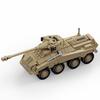 WK2 Militär Armee Soldaten Zweiter Weltkrieg Sd.Kfz.234 Schweres gepanzertes Fahrzeug Modellbau Bausteine Ziegel MOC Kinderspielzeug zum Selberbauen