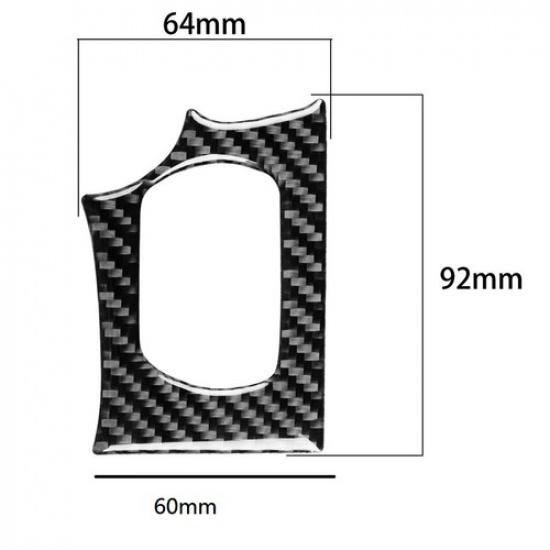 ABS Carbon Fiber Lighter Switch Panel Cover Trim For Chevrolet Corvette C6 05-07