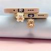 Phone Dust Plug Pendant for iPhone Samsung Xiaomi Type-C/iOS /Micro USB Interface Universal Dust Plug Cute Little Bear