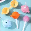 Ice Hockey Silicone Popsicle Mold - Homemade Mini Ice Cream & Ice Cube Tray