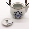 24to3 Nishitomi Ceramics Arita Ware Teapot (with Tea Strainer), 350ml, Flower Dot Pattern, Made In Japan, White, 478519