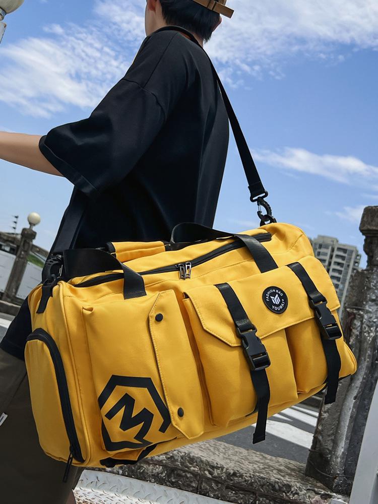 Men's Large Capacity Travel Backpack and Gym Bag with Wet/Dry Separation